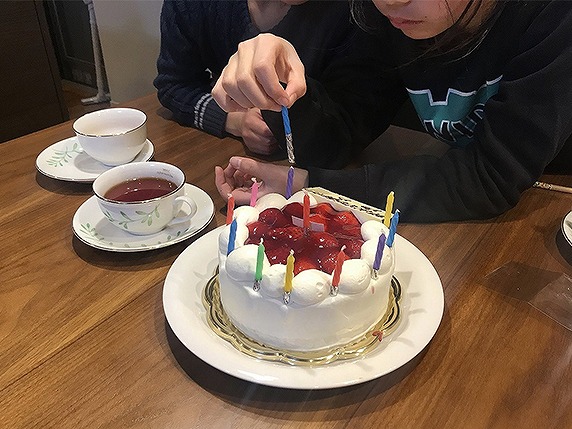 ラメールお誕生日ケーキ