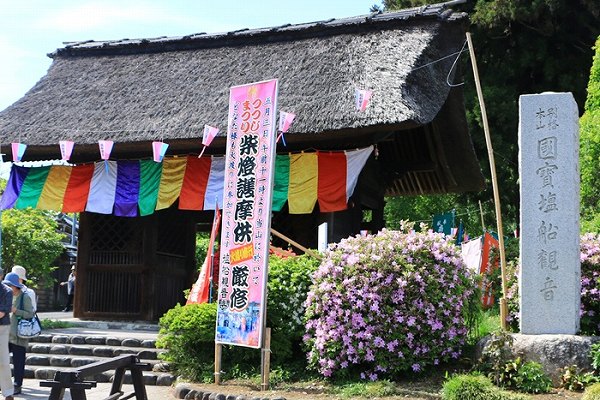 塩船観音寺門