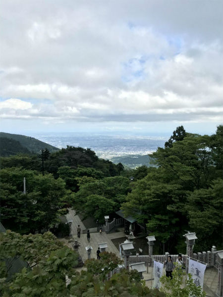 大山から相模湾