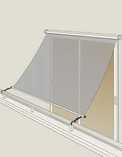 バルコニー手摺納まり